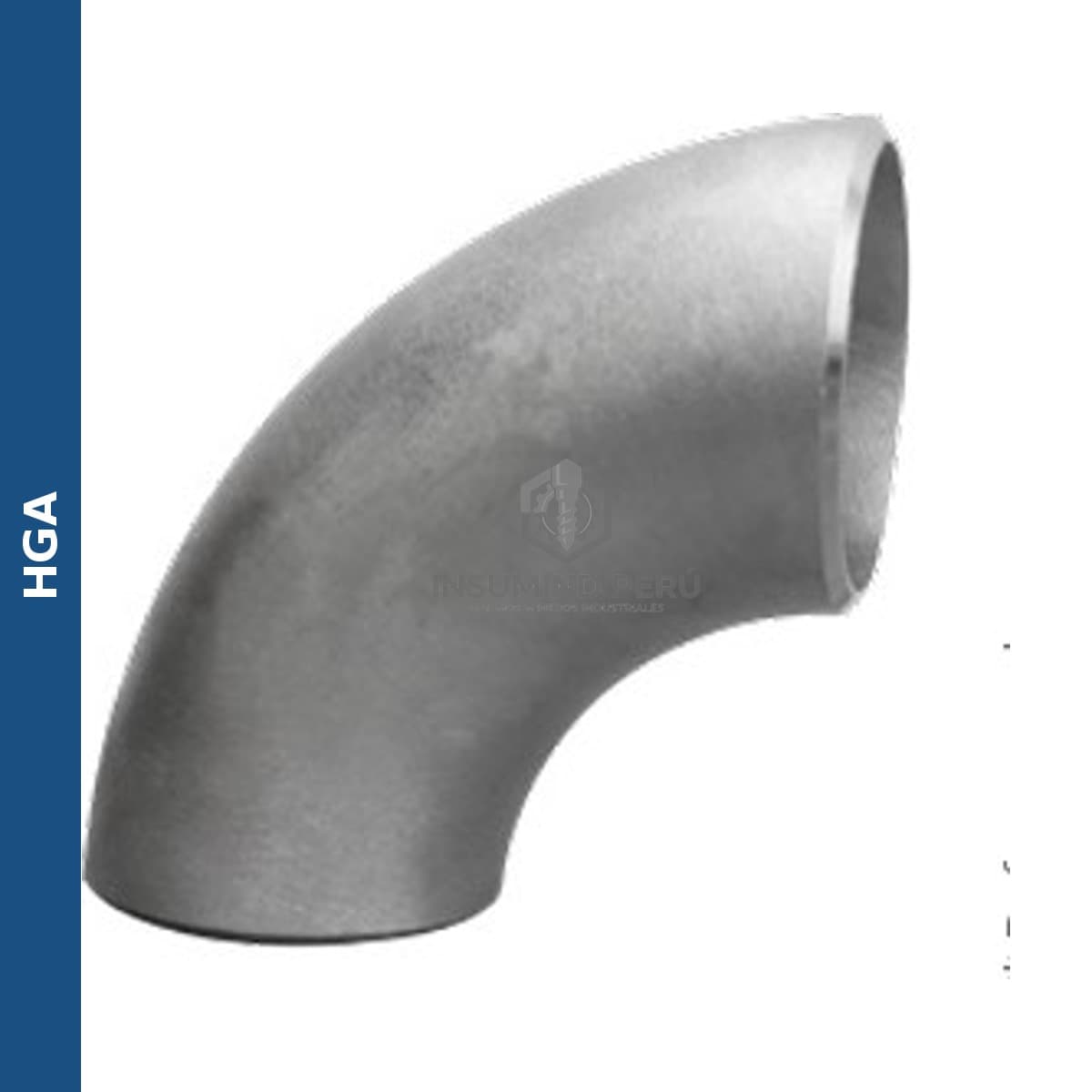 Codo de acero inoxidable HGA 304L
