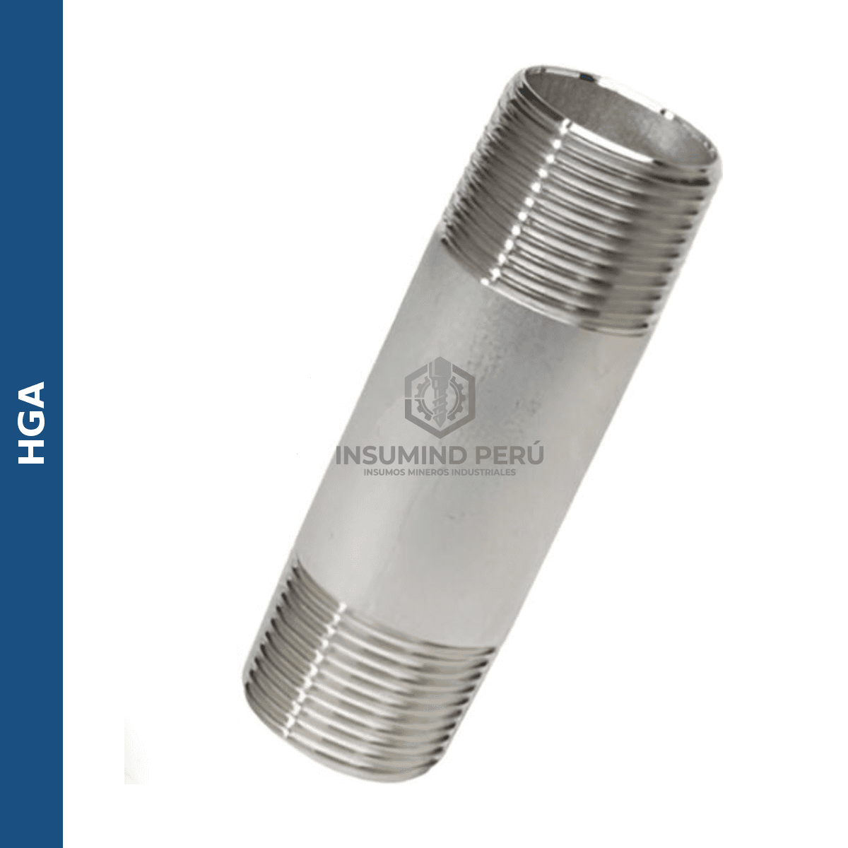 Niple de acero inoxidable HGA