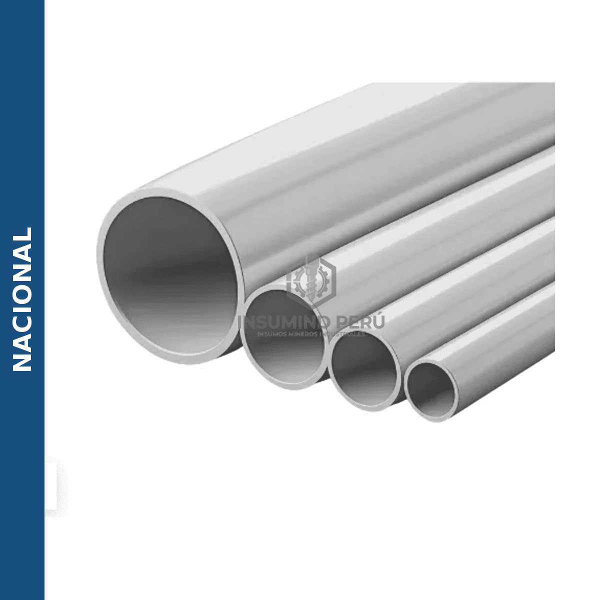 Tubo de acero inoxidable NACIONAL 304L