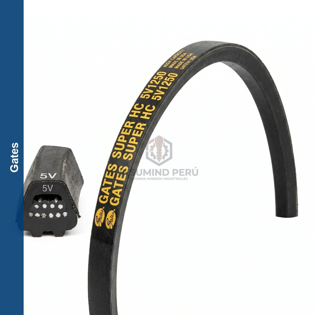 Correa Gates 5V-1250 - Estrecha 5V Alta Potencia Compresores