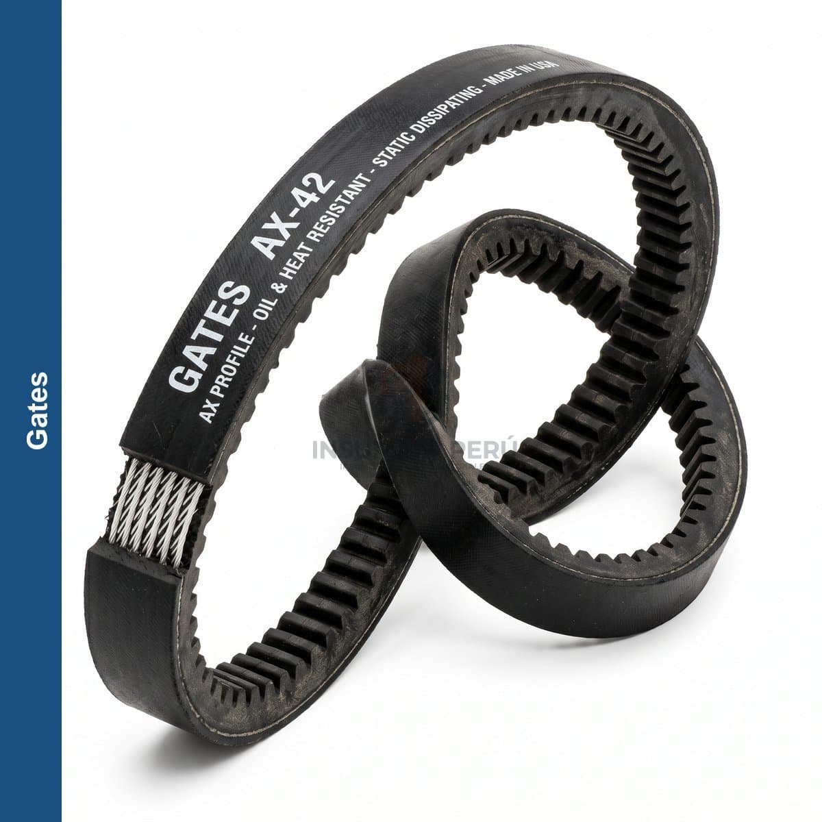 Correa Dentada Gates AX-42 - Cogged V Perfil A Eficiencia