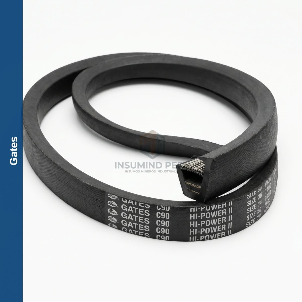 Correa Gates C-90 - Perfil C Gran Potencia Industrial Stock
