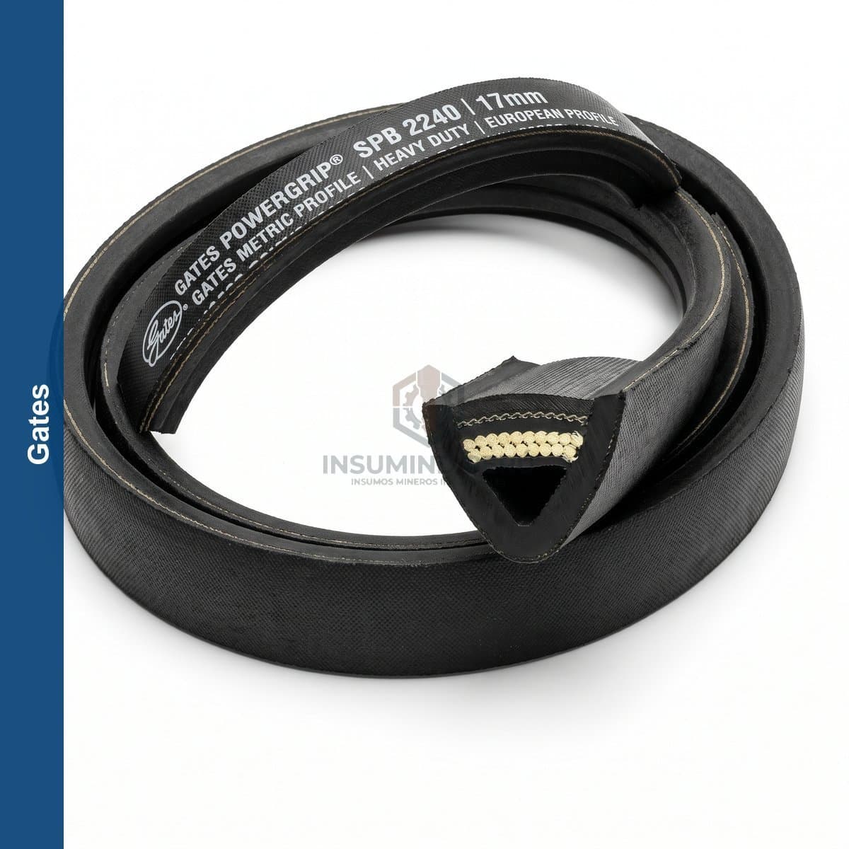 Correa SPB-2240 Gates - Variable 17mm Alta Potencia Minería