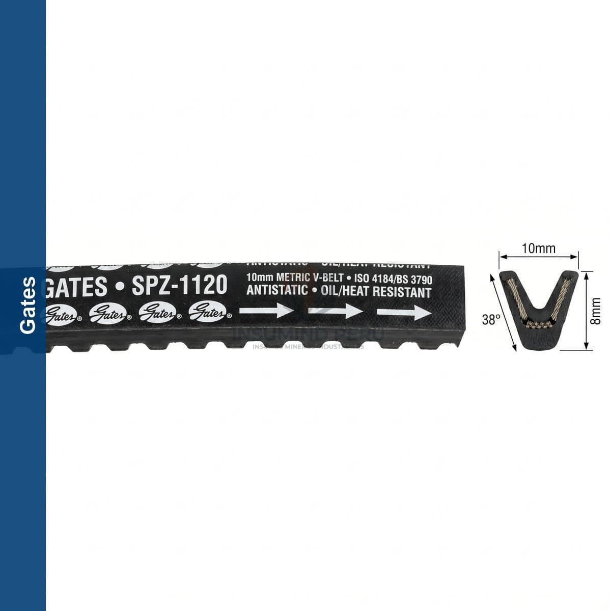 Correa Gates SPZ-1120 - Variable Europea 10mm Trapecial