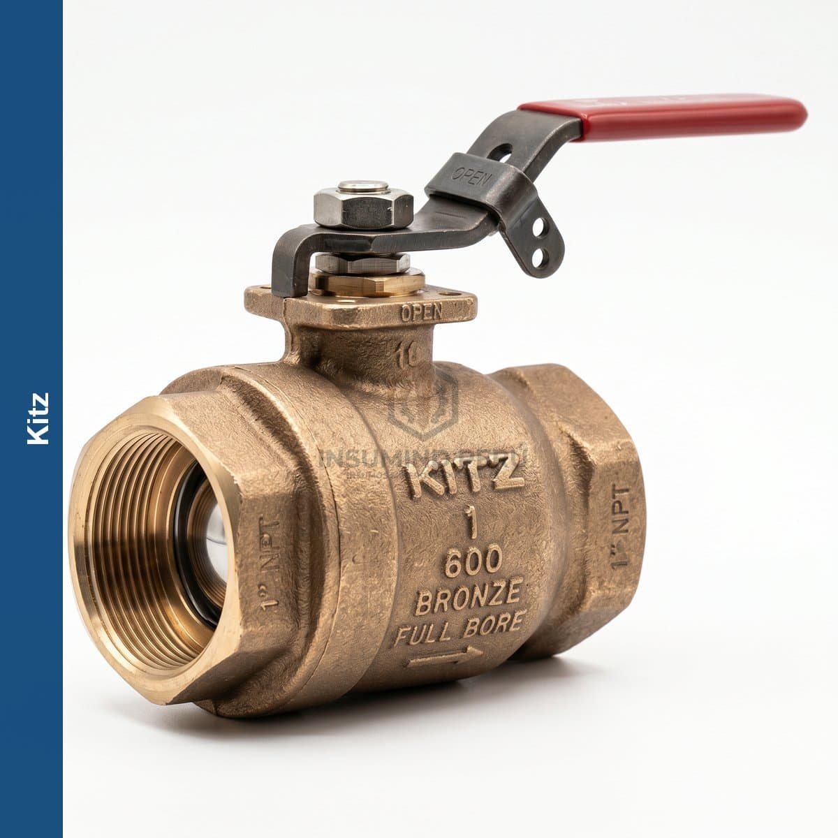 Válvula Bola Kitz Bronce - Alta Presión Clase 600