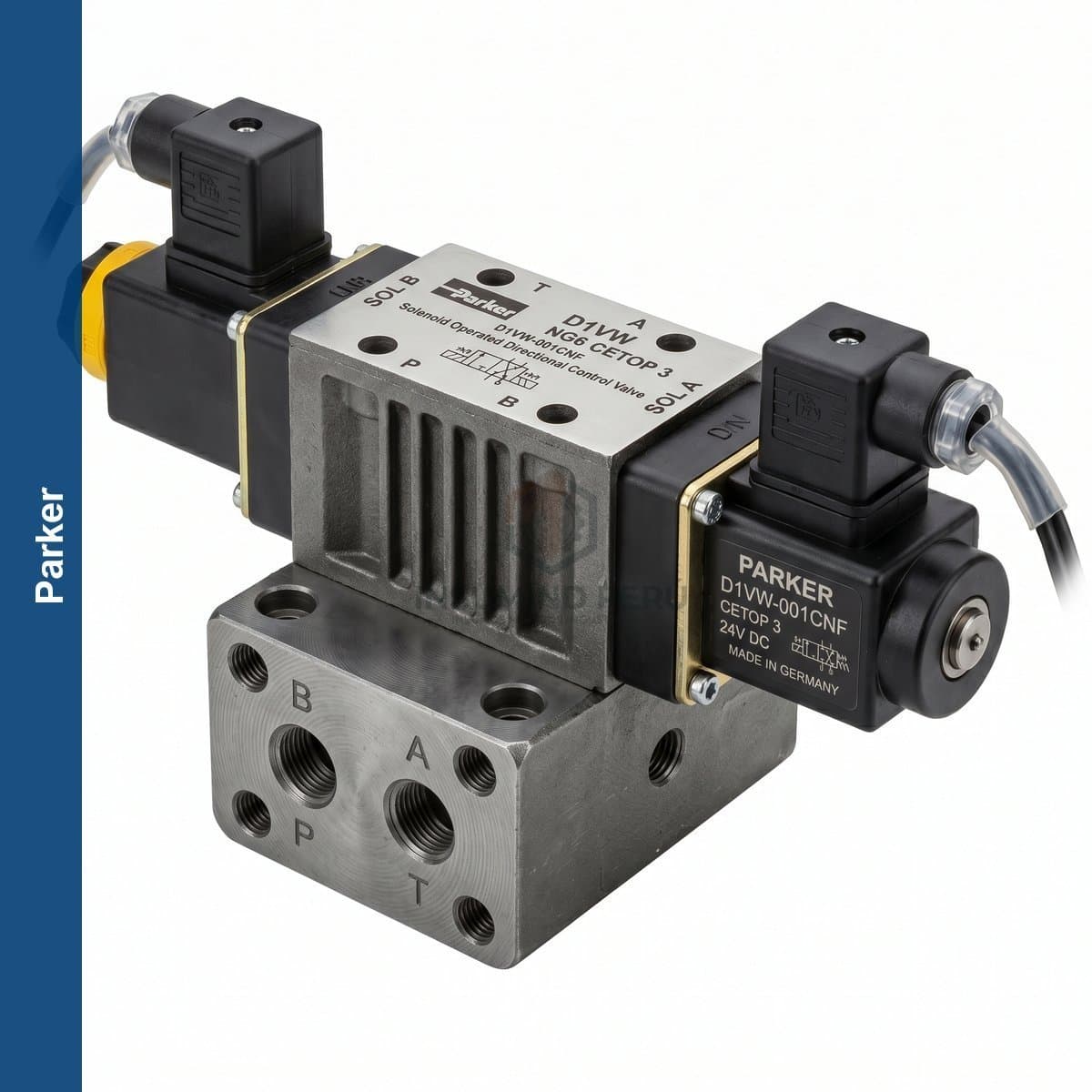 Válvula Direccional Parker D1VW - 4/3 Solenoide NG6 CETOP 3