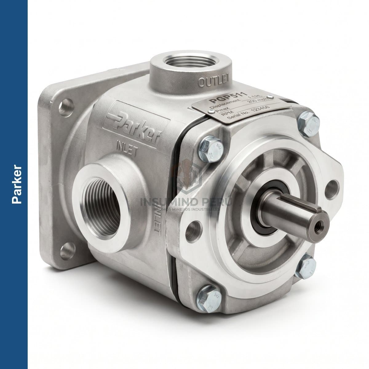 Bomba Parker PGP511 - Engranajes Caudal Fijo Industrial
