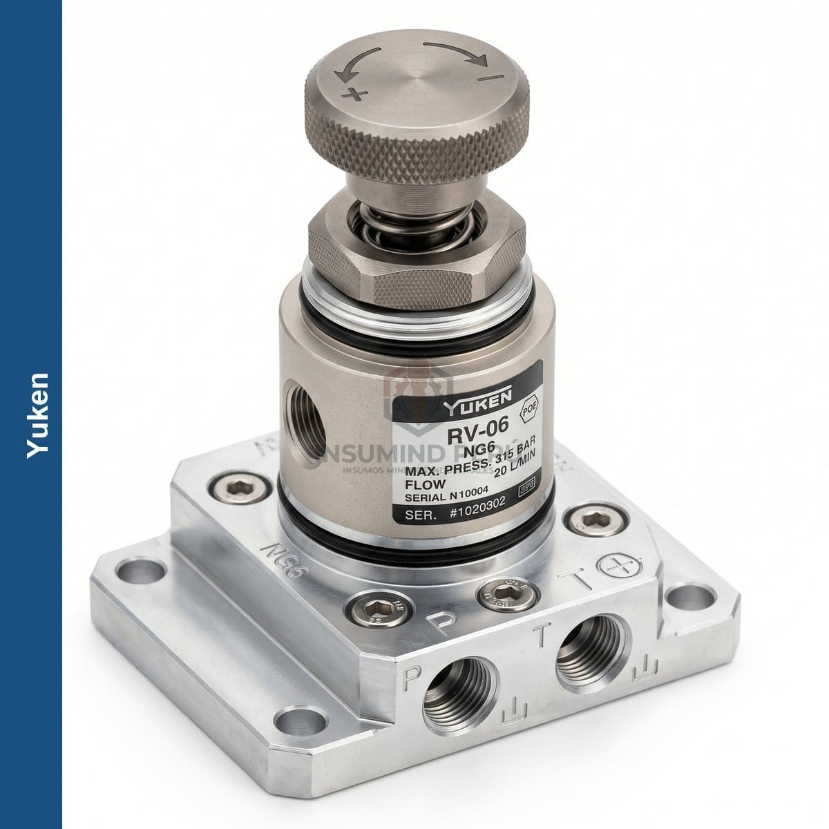 Válvula Presión Yuken RV-06 - Limitadora NG6 350 Bar